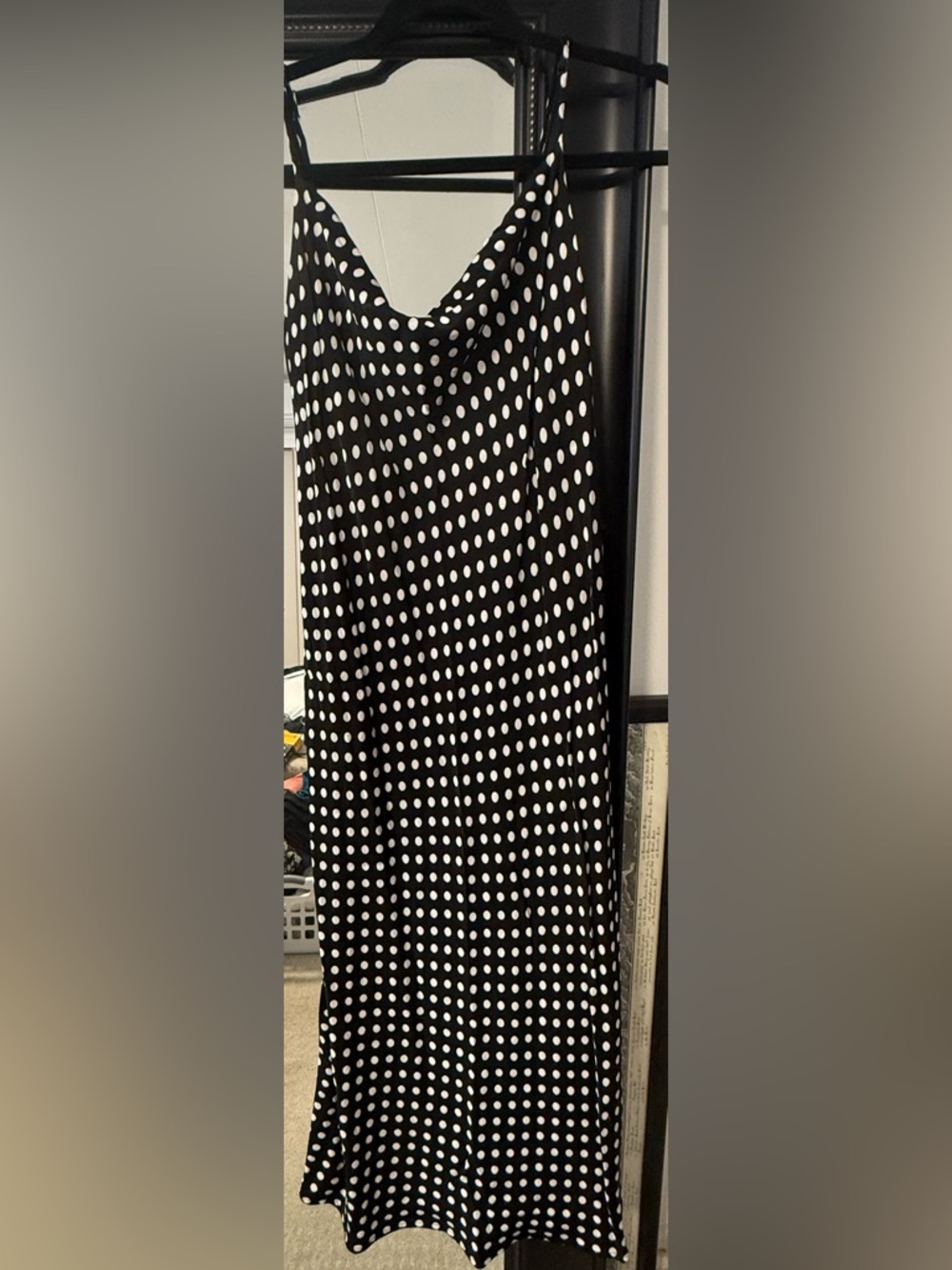 Zara Black and White Polka Dot Dress